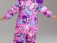 Комбинезон детский текстильный с полиуретановым покрытием для девочек