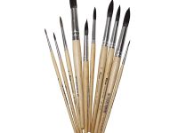 Кисть белка №1 круглая Pinax "School&Hobby 321" короткая ручка