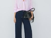 Рубашка из тонкого хлопка, Розовый