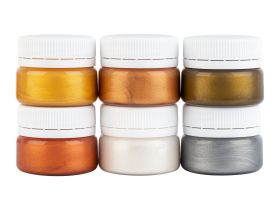 Набор гуаши "Сонет" 6 цв*20 мл металлик