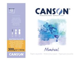 Альбом-склейка для акварели Canson "Montval" Fin 10,5х15,5 см 12 л 300 г