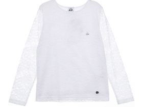 Джемпер ажурный трикотажный для девочек