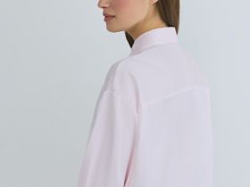 Блузка из сатина, Розовый