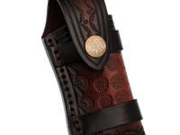 Складной нож Витязь B5299D, сталь дамаск, рукоять огстекло с перламутром, художественное травление