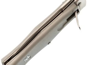 Нож автоматический Mikov Predator, сталь 420, рукоять серый пластик