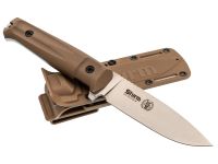 Тактический нож Kizlyar Supreme Sturm, сталь AUS-10Co, рукоять G10, песочный