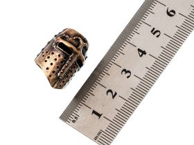 Бусина для темляка Топфхельм, бронза