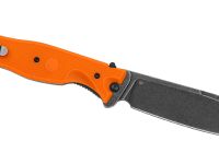 Складной нож НОКС Офицерский С3, сталь D2, рукоять пластик, оранжевый