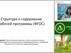 Структура и содержание рабочей программы (ФГОС)