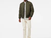 Мужская стёганая куртка-бомбер Lacoste