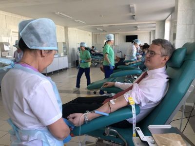Владимир Солодов принял участие в Дне Донора 