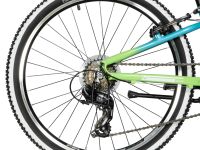 Подростковый велосипед Novatrack Katrina 24 V-Brake, год 2025, цвет Красный-Желтый, ростовка 12