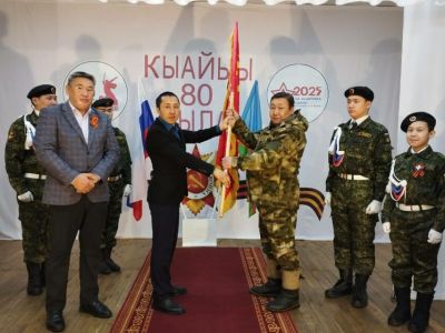 Жители Уолбутского наслега Абыйского района встретили Знамя Победы