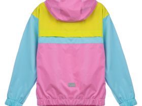 Куртка текстильная с полиуретановым покрытием для девочек (ветровка)