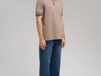 Свободное поло comfort fit из хлопкового джерси