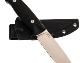 Нож Hot Knife Hoot, сталь D2, рукоять G10, черный