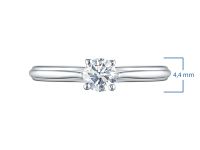 Помолвочное кольцо из белого золота э4012кц07200753_white