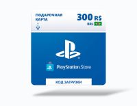 Карта оплаты Playstation Store 300 BRL Brazil [Цифровая версия]