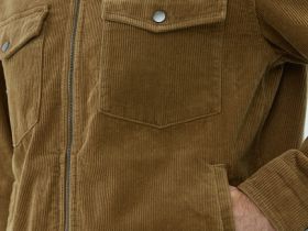 Куртка-рубашка из вельвета, Бежевый