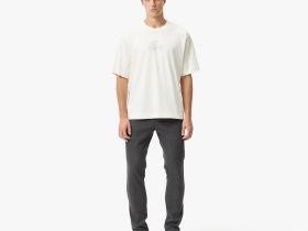 Мужская футболка Lacoste оверсайз из органического хлопка