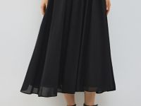 Юбка миди, Черный