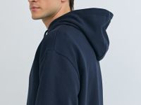 Базовое худи с карманом-кенгуру, Синий