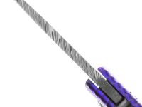 Нож складной LionSteel TiSpine Diamond, сталь дамаск с рисунком "земля Одина", рукоять титан