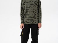 Фуфайка трикотажная для мальчиков (футболка с длинными рукавами)