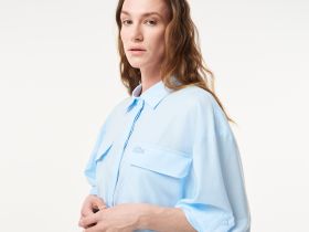 Женская рубашка Lacoste из тенселя