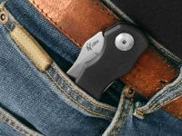 Нож складной Fantoni, Raggio, FAN/NilteRAGGIO, сталь Sandvik 14C28N, рукоять Ixef, чёрный