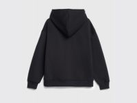 Худи с вышивкой для девочек, Черный