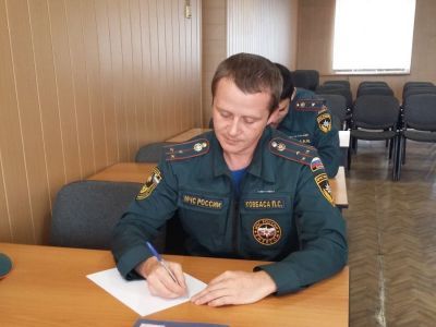 Второй раз лучшим в Якутии начальником караула противопожарной службы признан Павел Ковбаса