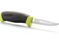 Нож с фиксированным лезвием Morakniv Fishing Comfort Scaler 098, сталь Sandvik 12C27, рукоять резина/пластик