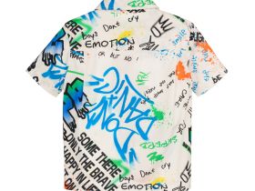 Сорочка текстильная для мальчиков (regular fit)