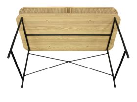 Консоль Рико 120x60 Древесный натуральный/Черный