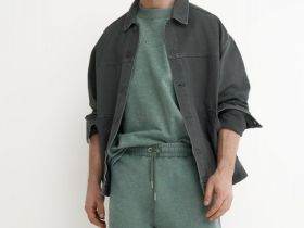 Трикотажные шорты, Зеленый