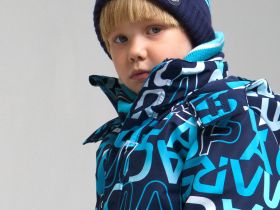 Комплект вязаный для мальчика: шапка, снуд