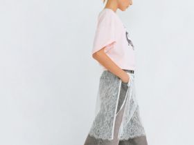 Джинсы Loose Wide с тинтом для девочек, Серый