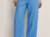 Брюки изо льна на резинке