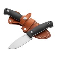 Нож с фиксированным клинком LionSteel M2M, сталь M390, рукоять G10, черный