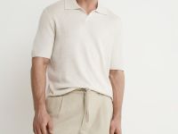 Шорты из хлопка, Бежевый