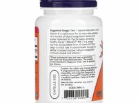 NOW Foods, MK-7, витамин K-2, повышенная сила действия, 300 мкг, 60 растительных капсул