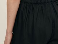 Брюки прямого кроя с добавлением льна