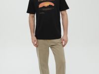 Футболка из хлопка с принтом