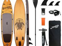 Надувная доска для SUP-бординга TOURUS 11.0 WOOD GREY