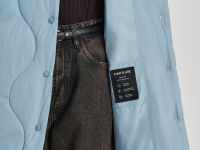 Полупальто утепленное с воротником-стойкой