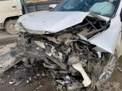 В Якутске произошло тройное ДТП, есть пострадавшие