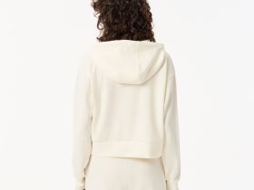 Женская короткая толстовка Lacoste с капюшоном