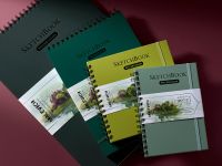 Скетчбук для акварели на спирали Малевичъ "Monet" А4 20 л 300 г, экстра-мелкое зерно