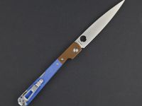 Складной нож Daggerr Corso Blue Micarta Satin, сталь VG-10, рукоять микарта синяя